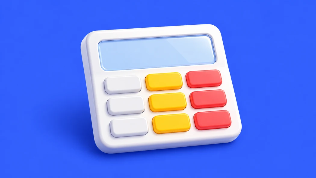 Dimensional calculator illustration for storage planning